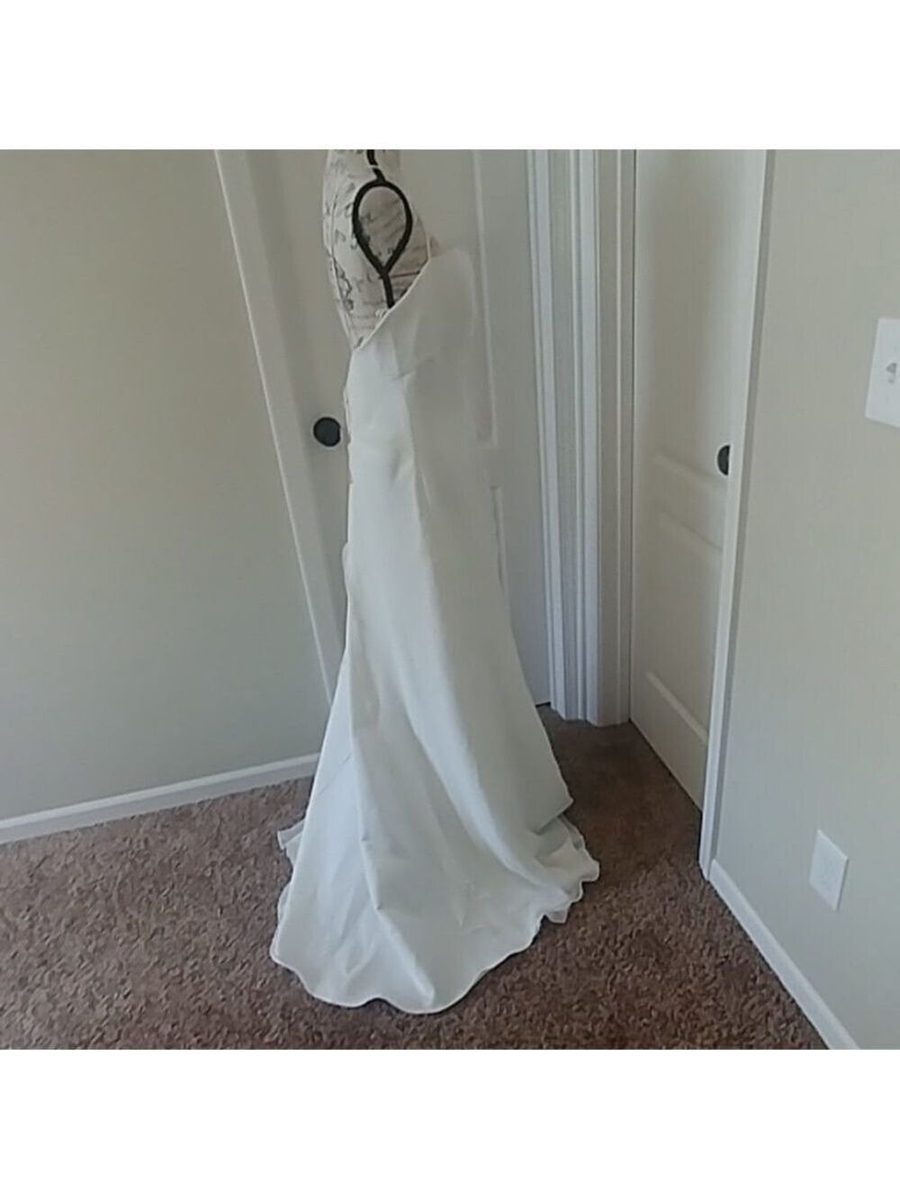 NWT Eden Bridals Classic Ivory Simple Sweetheart Destination Wedding dress 10 - Picture 6 of 8